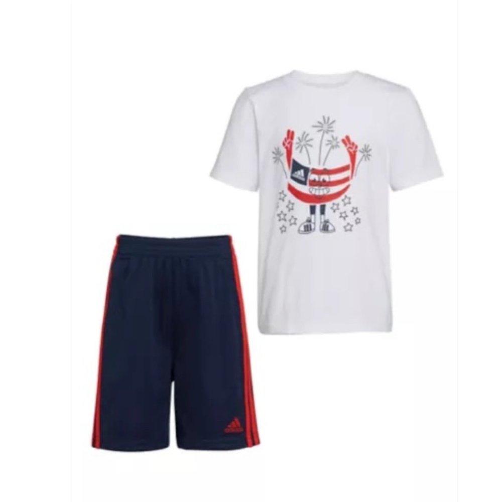 adidas Boys America 4th of July Flag Graphic Set 5021